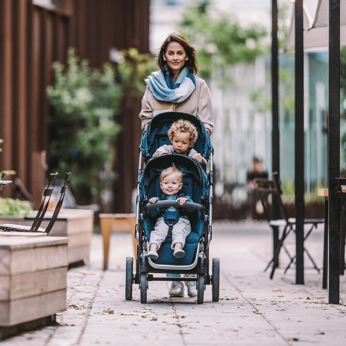 Sleek Stroller - Grey Melange