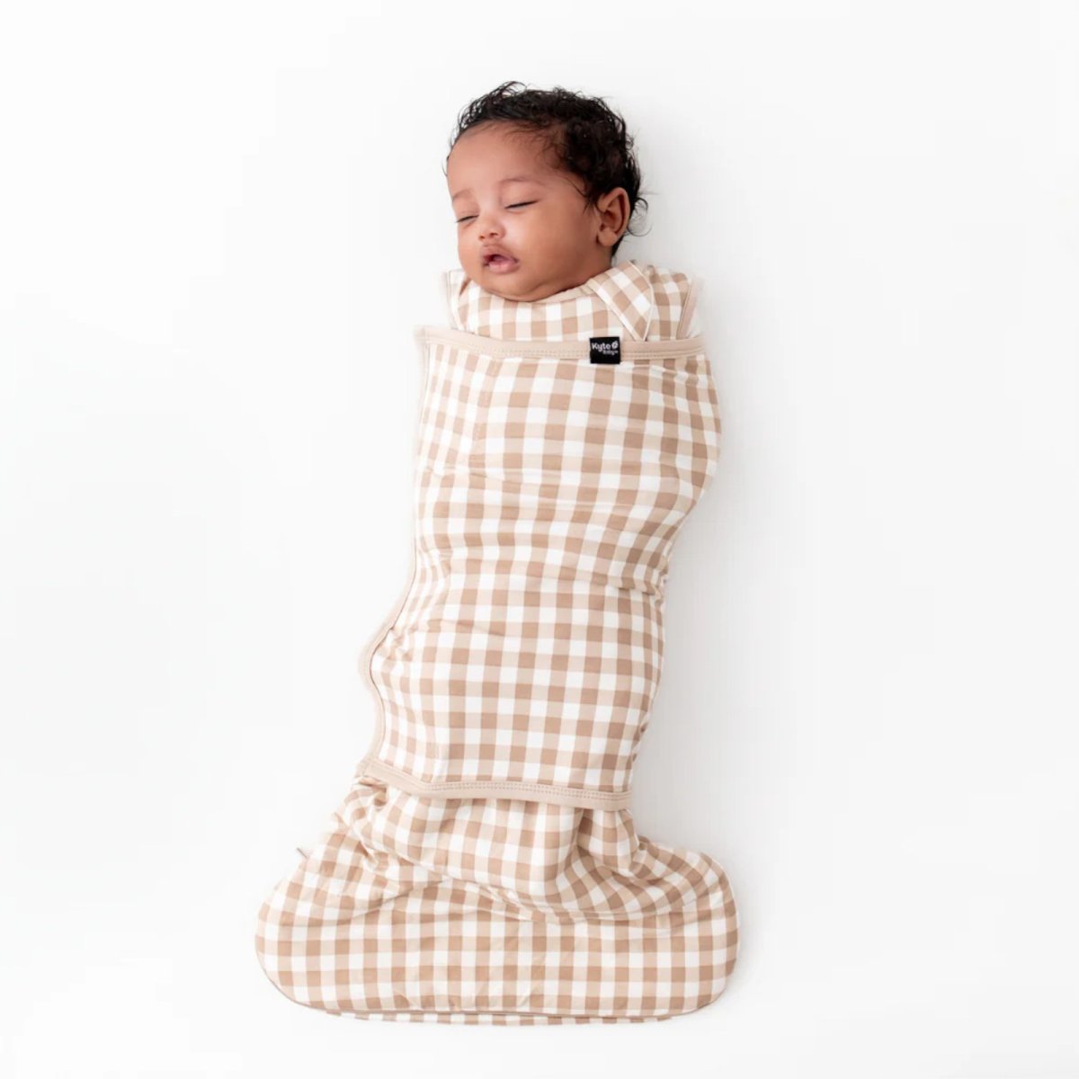 Sleep Bag Swaddler XS- Gingham Bisque