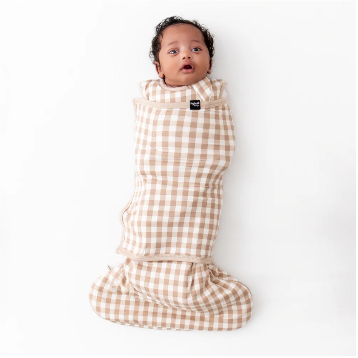 Sleep Bag Swaddler XS- Gingham Bisque
