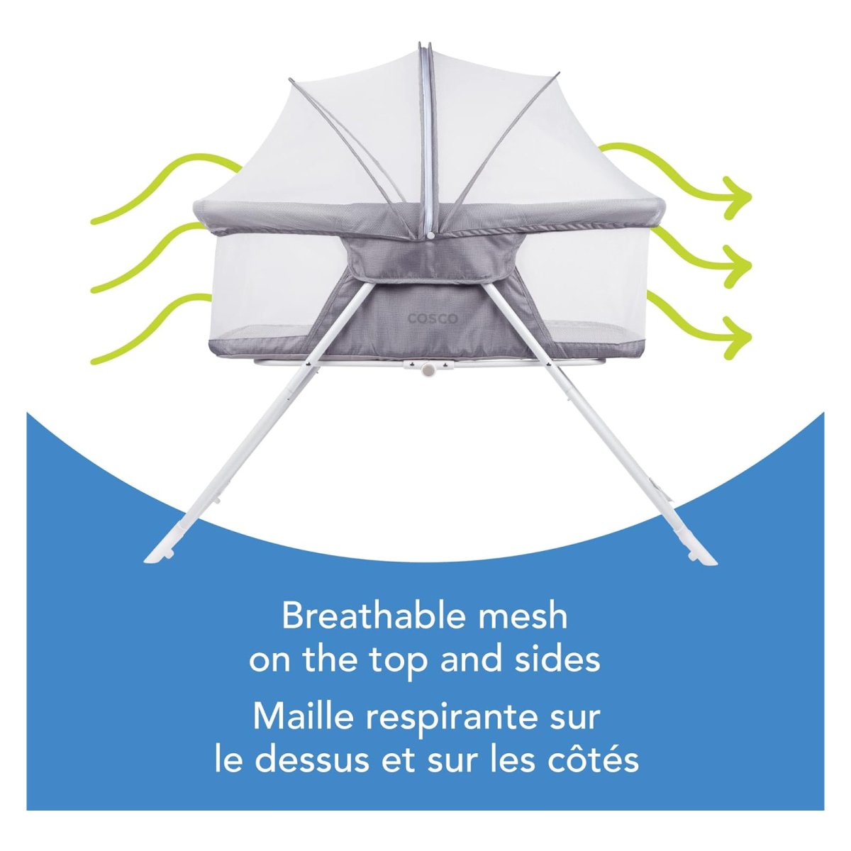 Sleep Spot Bassinet - Tranquil Grey