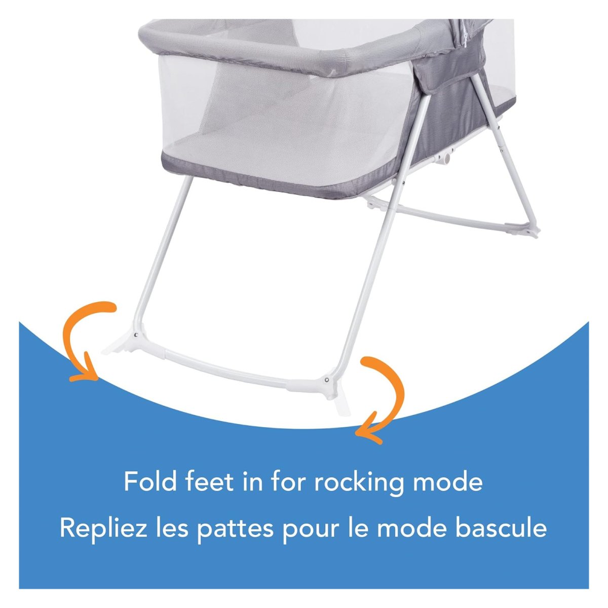 Sleep Spot Bassinet - Tranquil Grey