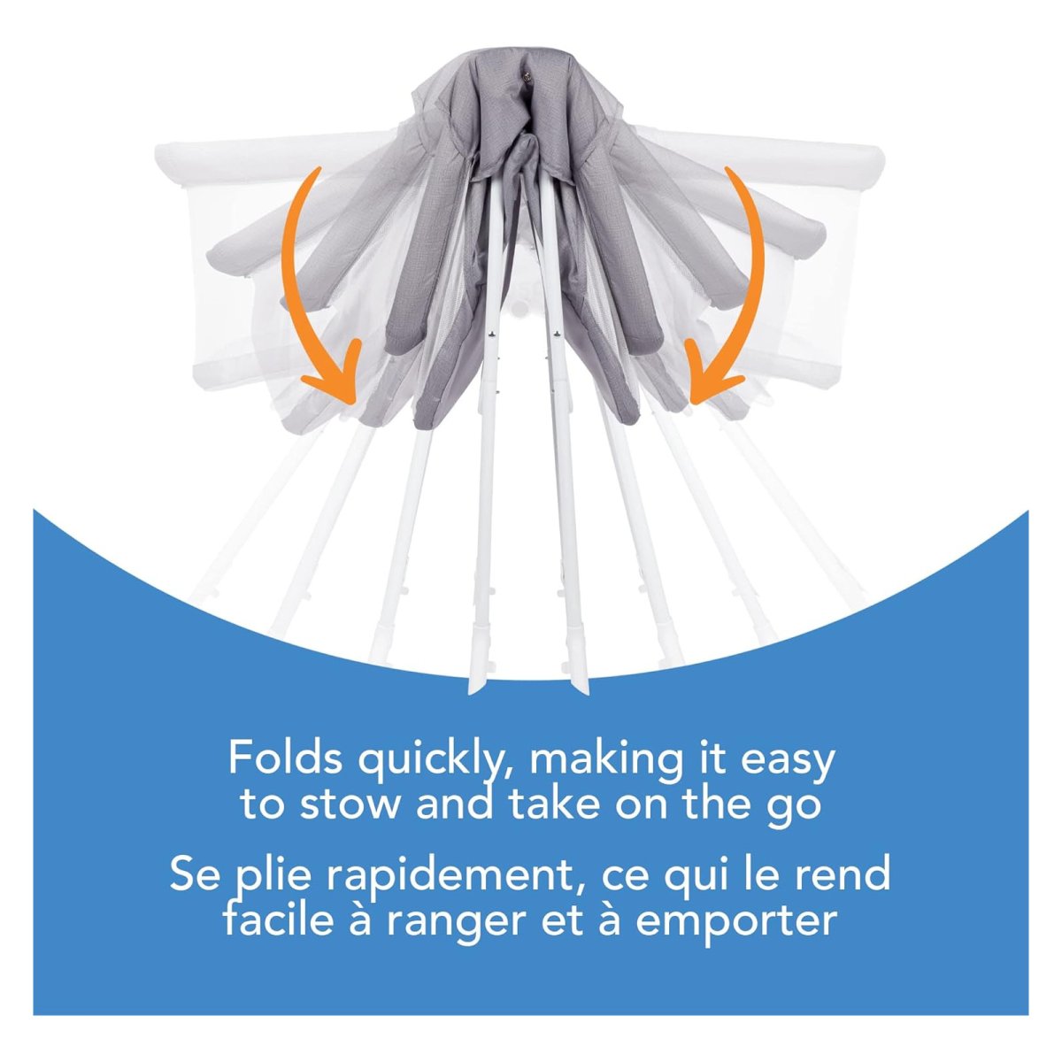 Sleep Spot Bassinet - Tranquil Grey