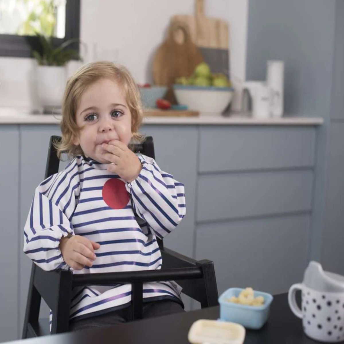 Smart Smock - Blue Stripes