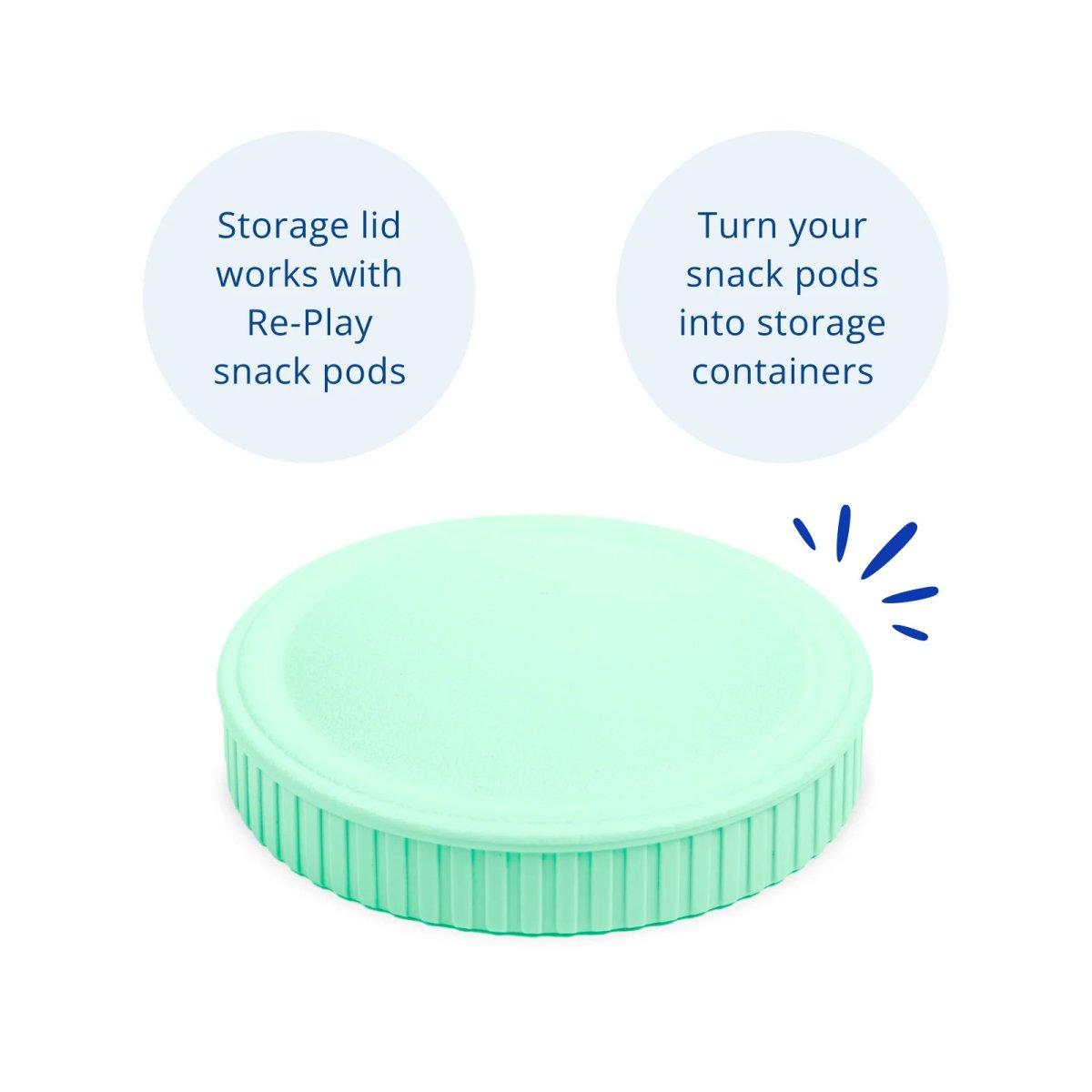 Snack Stack Lid - KELLY GREEN