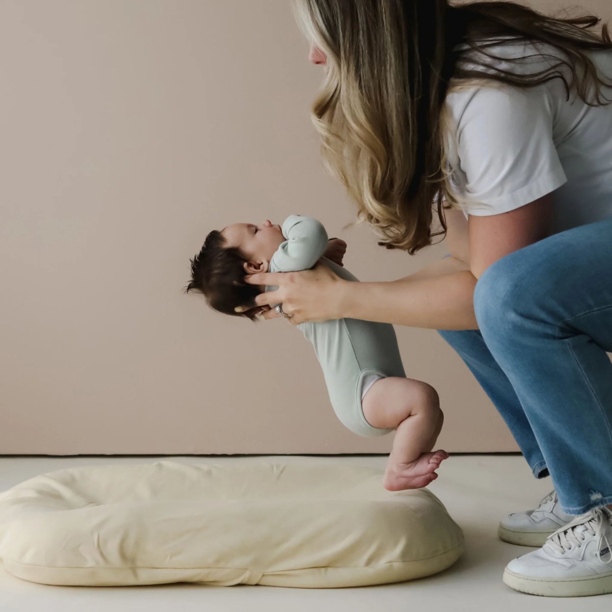 Organic Infant Lounger Cover - Honey