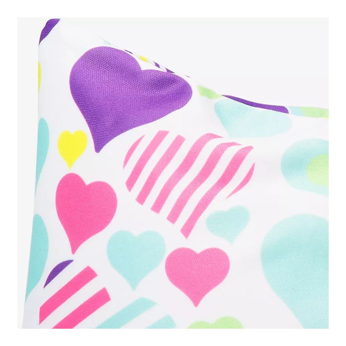 Begin to Swim Fab Arm Band - White Multi Hearts