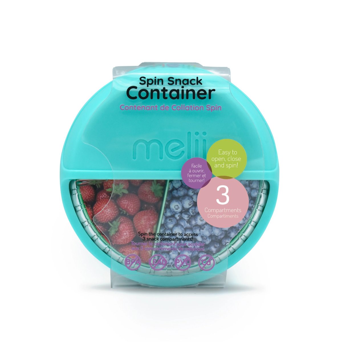Spin Container - Blue/Mint