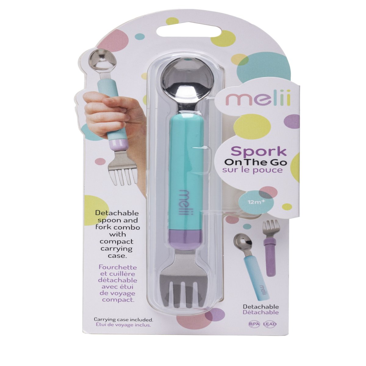 Spork On the Go Blue&Purple