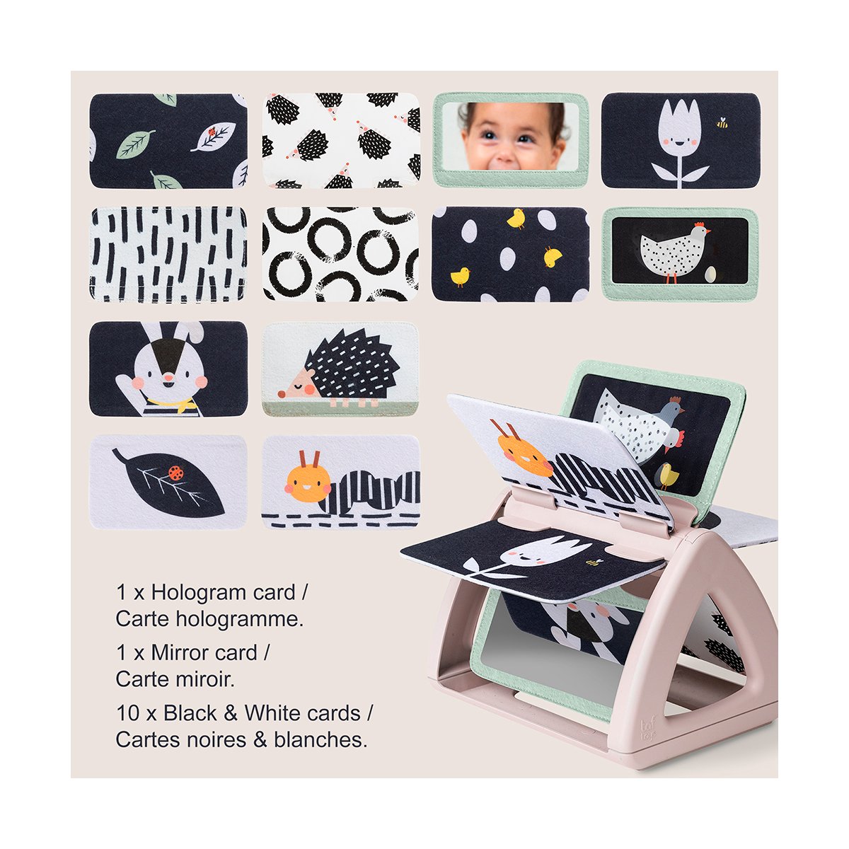 Black & White Spinning Book