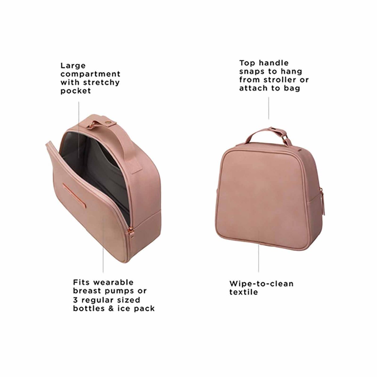 Tandem Bottle and Lunch Tote - Toffee Rose