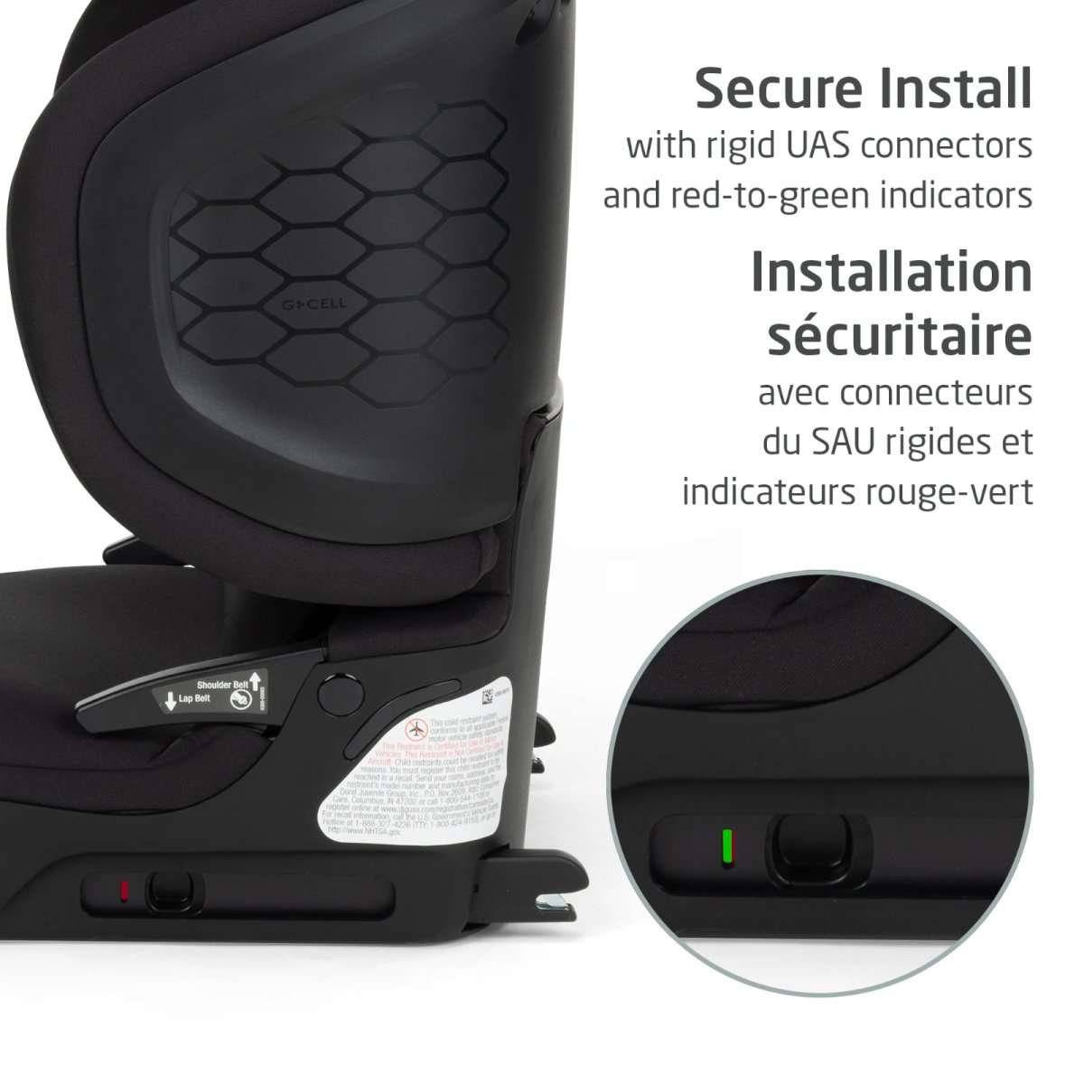 Tanza Belt Positioning Booster Car Seat - Sea Shadow