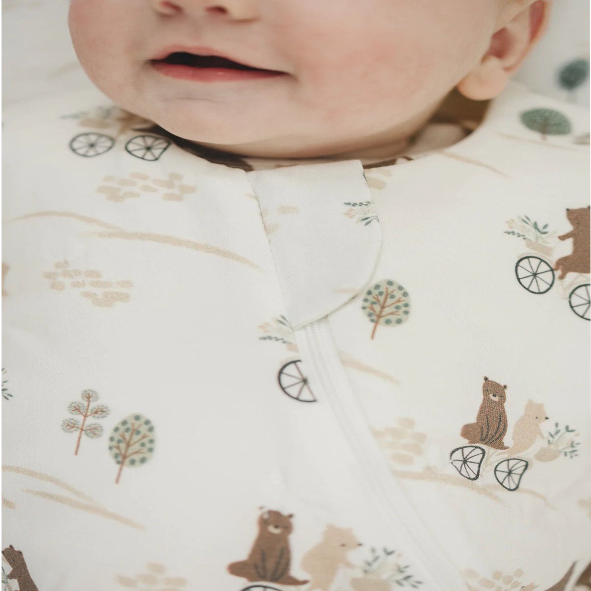 Tencel Sleep Bag - Bears on Bikes