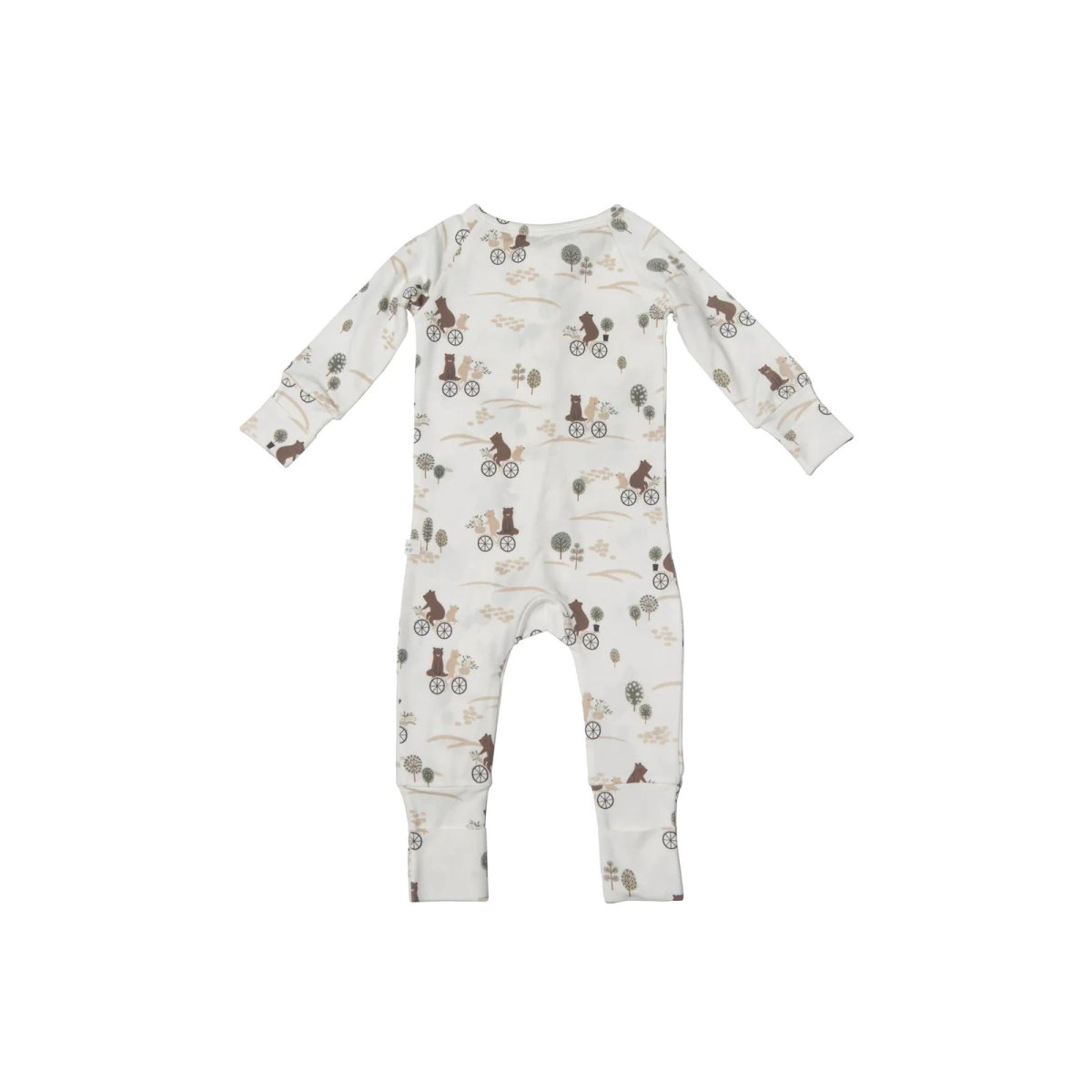 Tencel Sleeper - Bears on Bikes 6 - 12 months