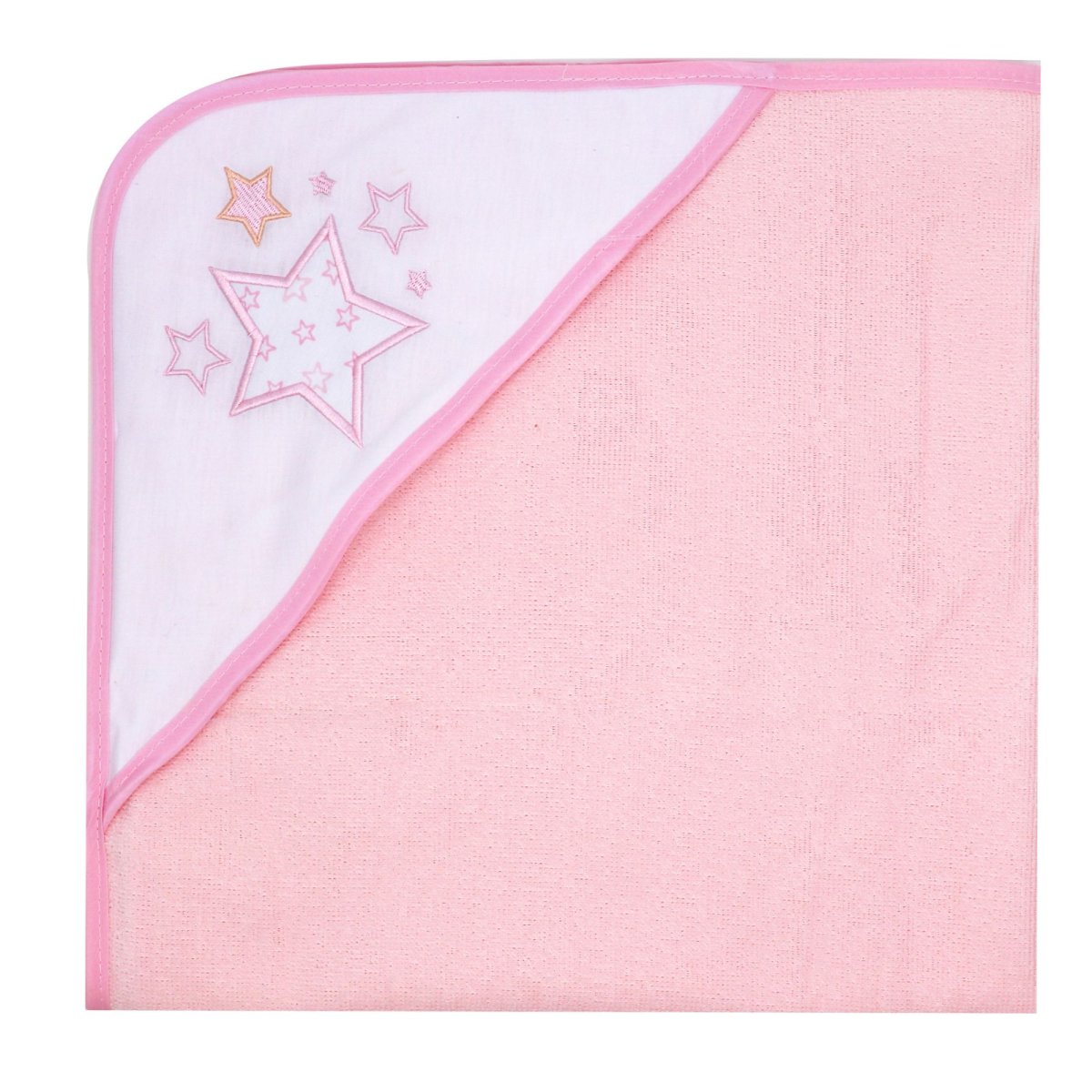 2 Pack Hooded Towel Set - Pink