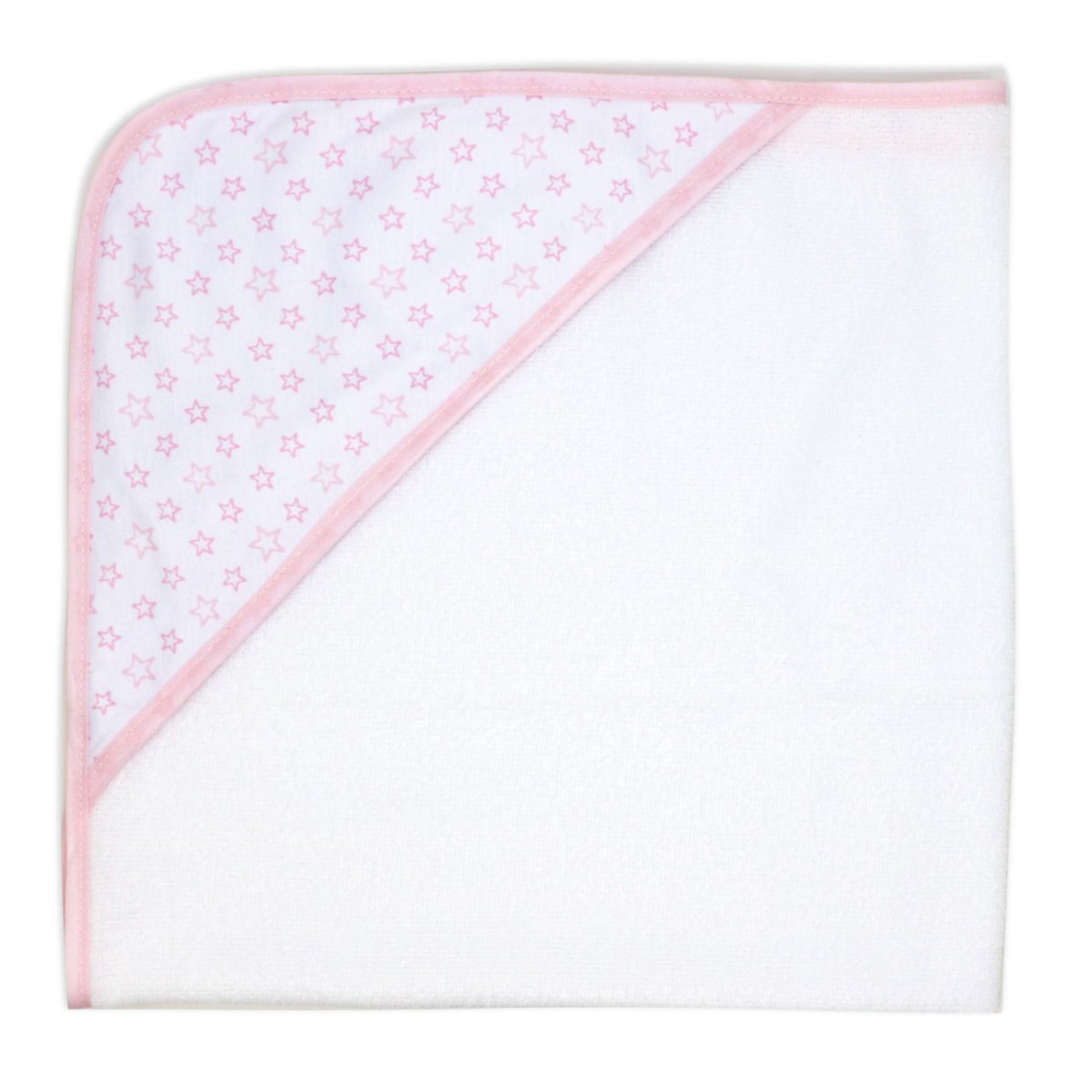 2 Pack Hooded Towel Set - Pink