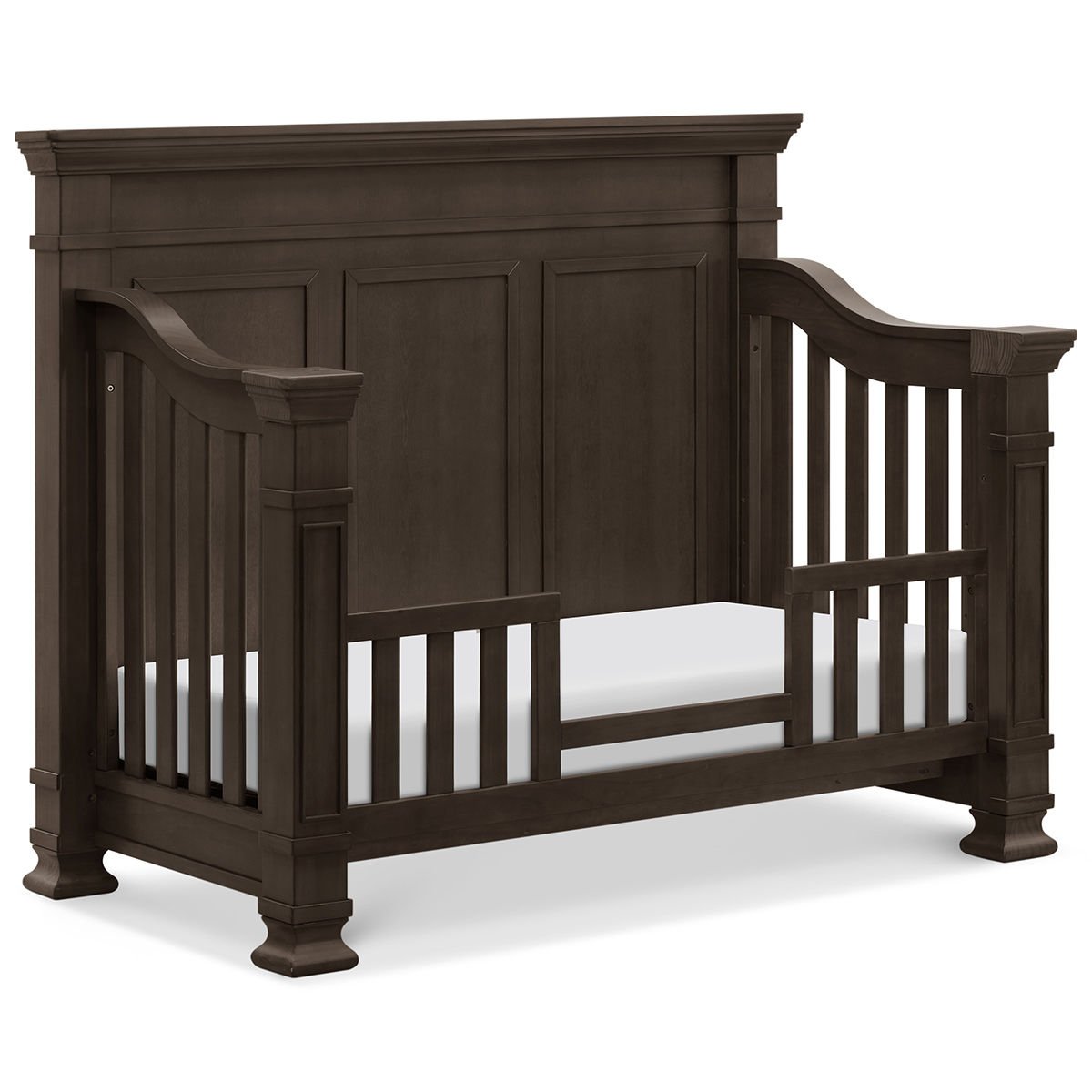 Tillen 4-In-1 Convertible Crib + Double Dresser + Nigh Stand - Truffle