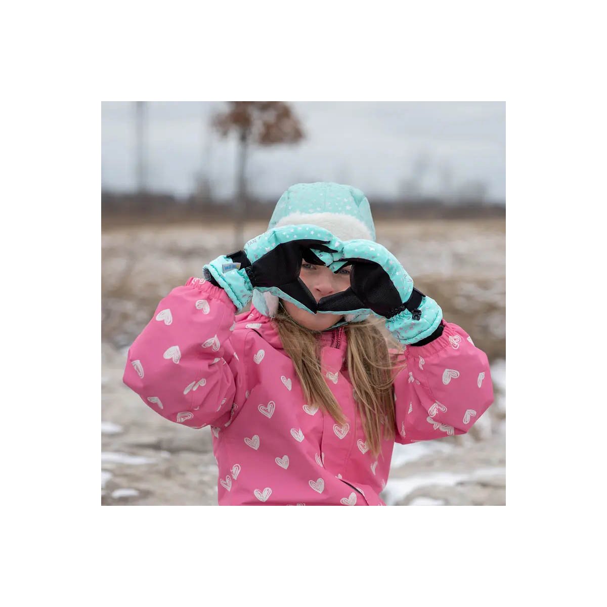 Toasty-Dry Waterproof Snow Gloves Heather Grey