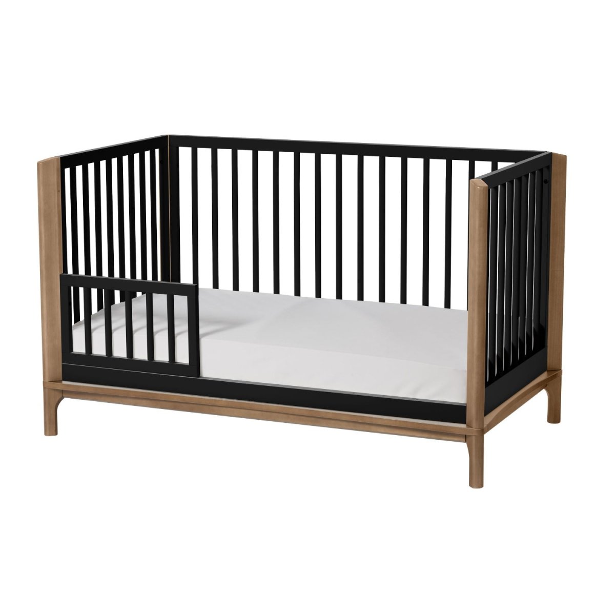 Toddler Guardrail (Spindle) Laurel Collection - Black