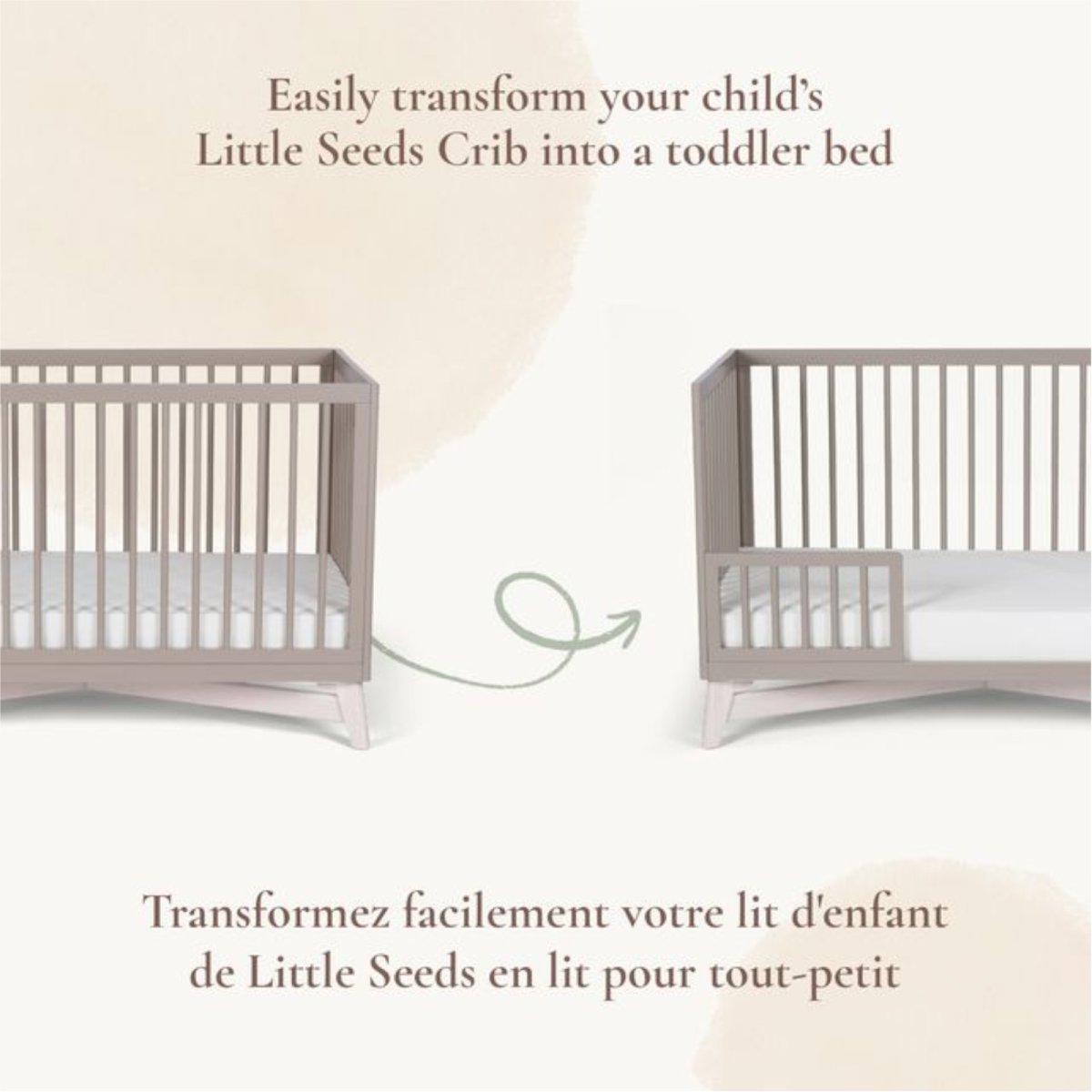 Toddler Guardrail (Spindle) Pala Collection - Taupe