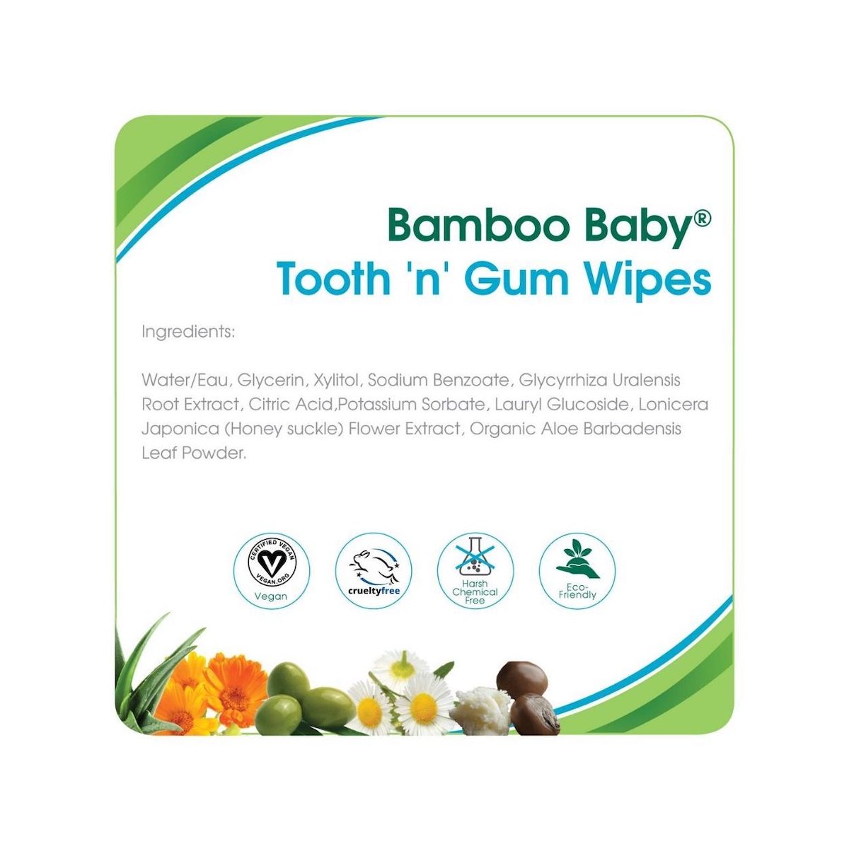 Bamboo Baby Tooth & Gum Wipes 30 Count