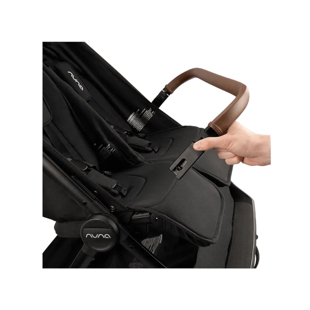 TRVL DUBL Stroller - Caviar