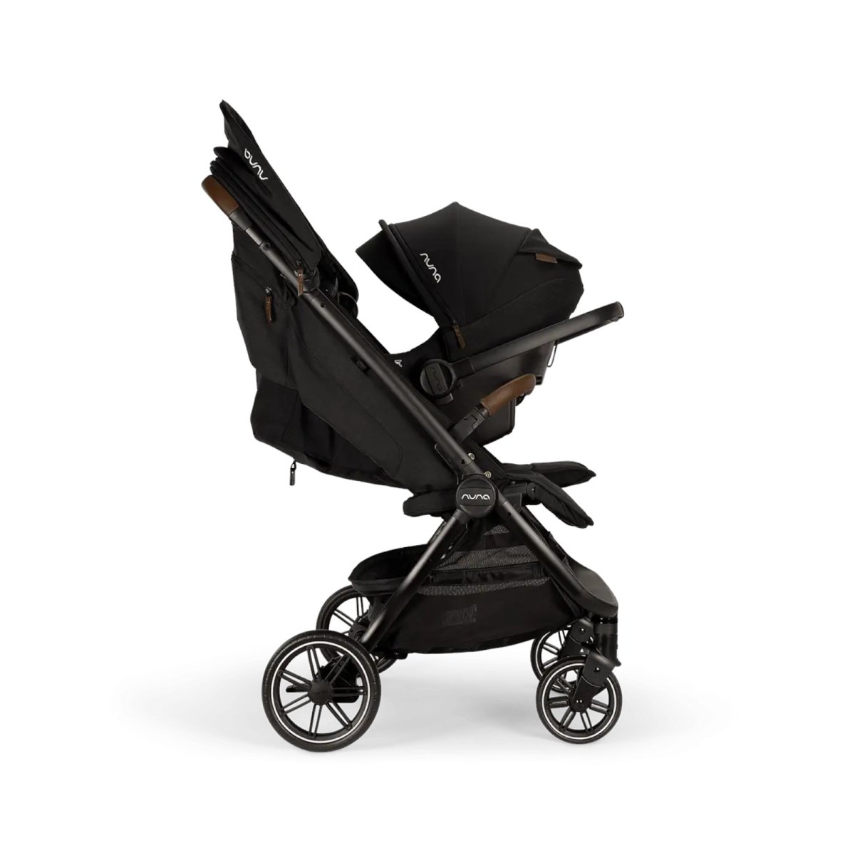 TRVL DUBL Stroller - Caviar
