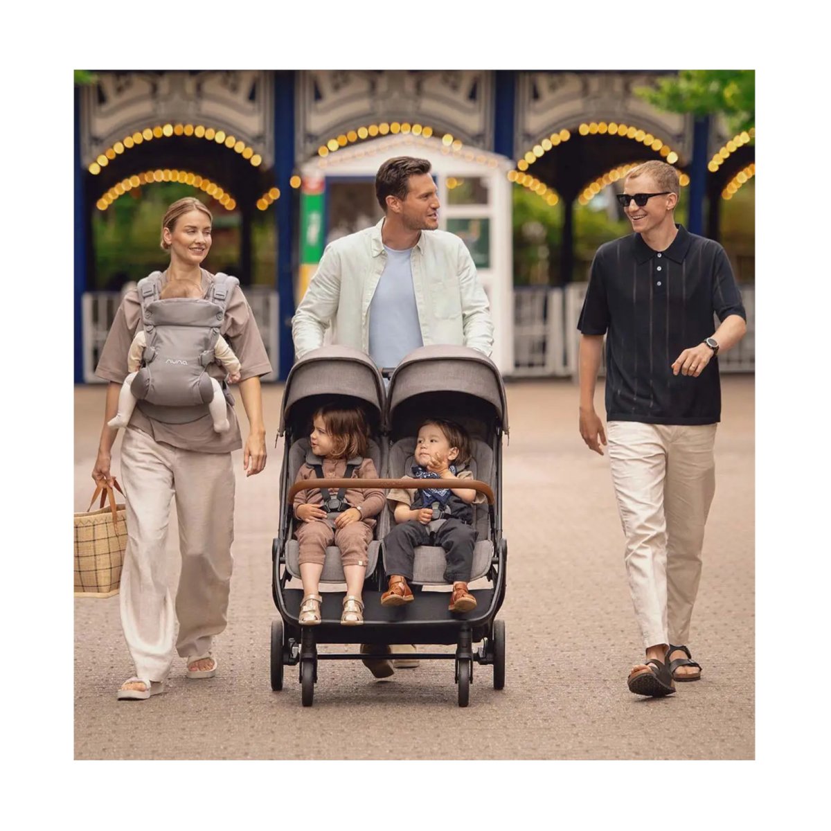 TRVL DUBL Stroller - Caviar