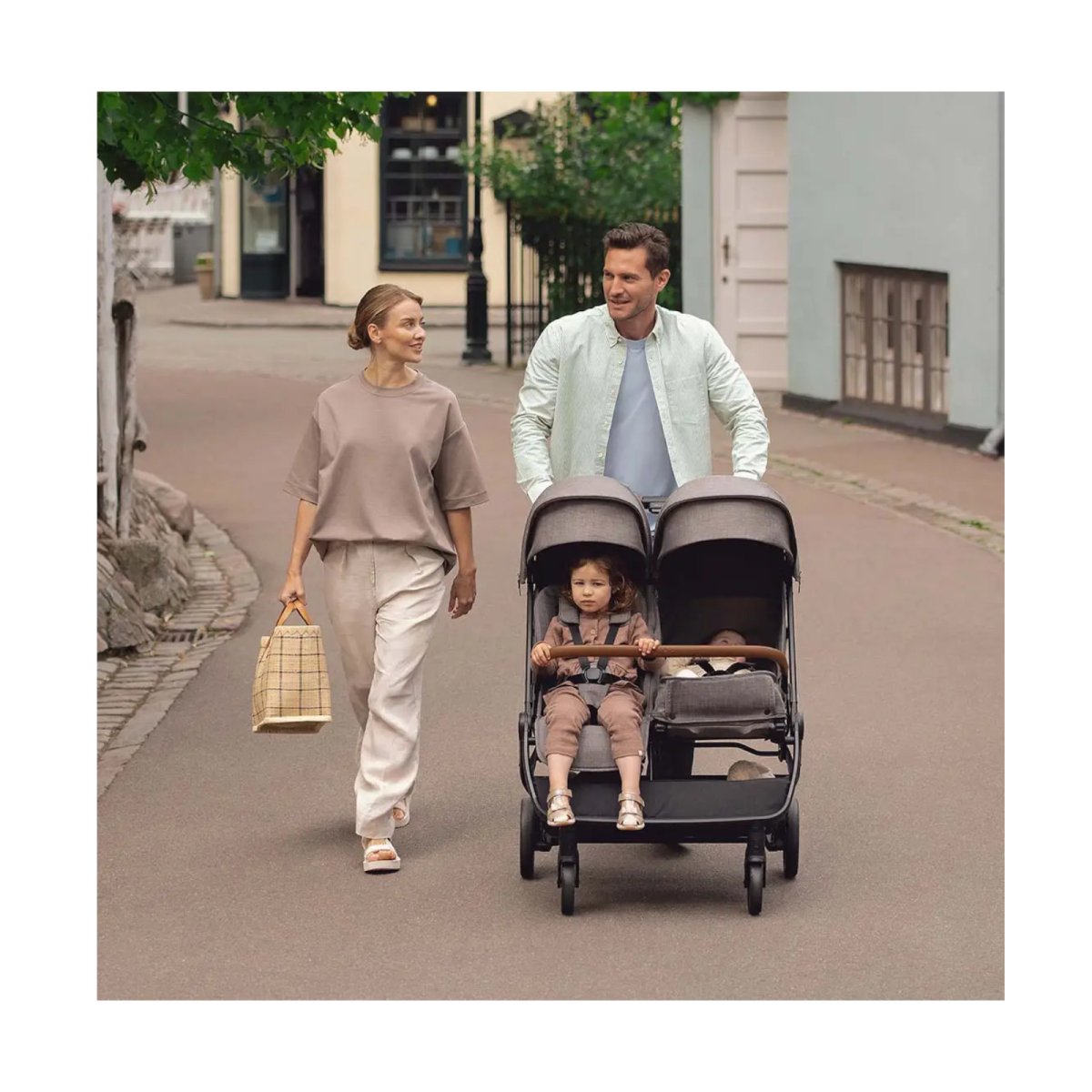 TRVL DUBL Stroller - Caviar