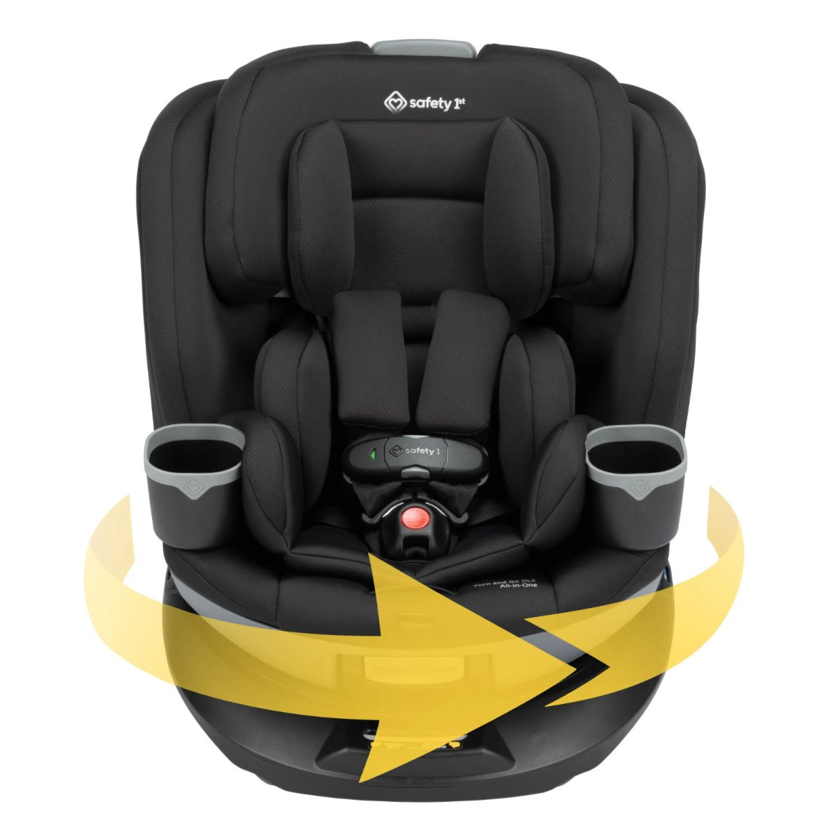 Turn & Go 360 DLX All-in One Rotating Car Seat - Black Beauty