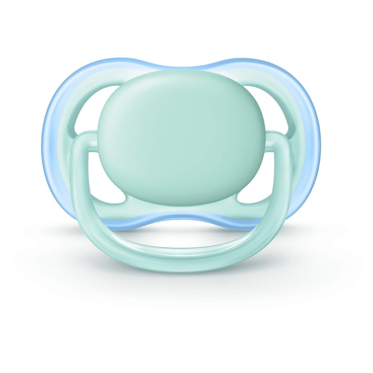 Ultra Air Pacifier 2 Pack - 0-6M Green/Blue