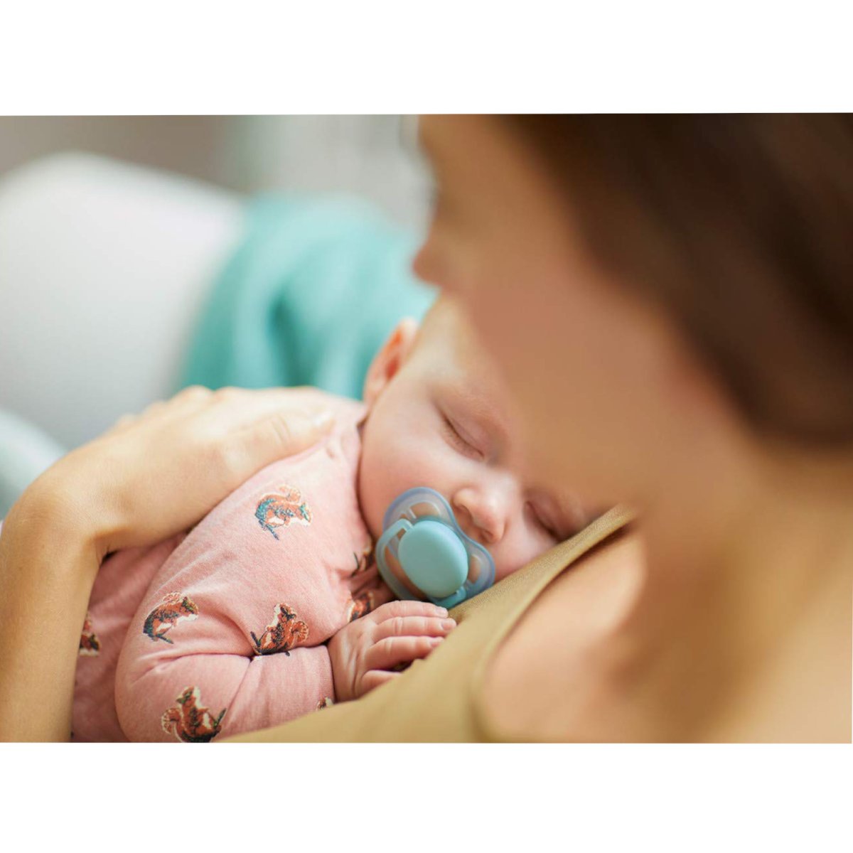 Ultra Air Pacifier 2 Pack - 0-6M Green/Blue