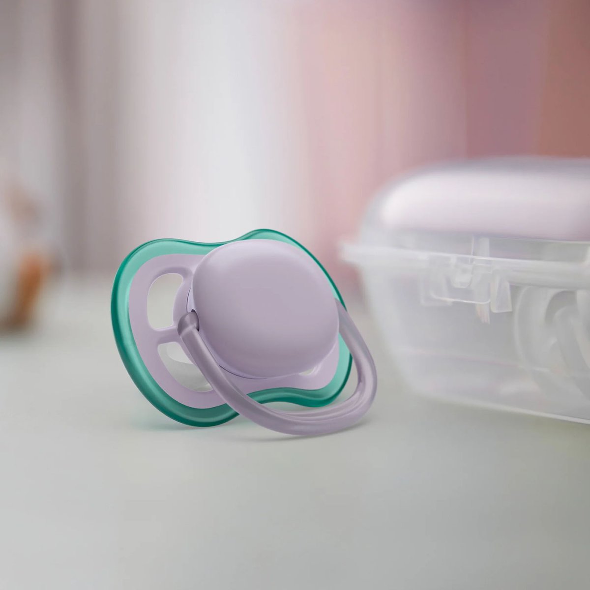 Ultra Air Pacifier 2 Pack - 0-6M Lilac/Green