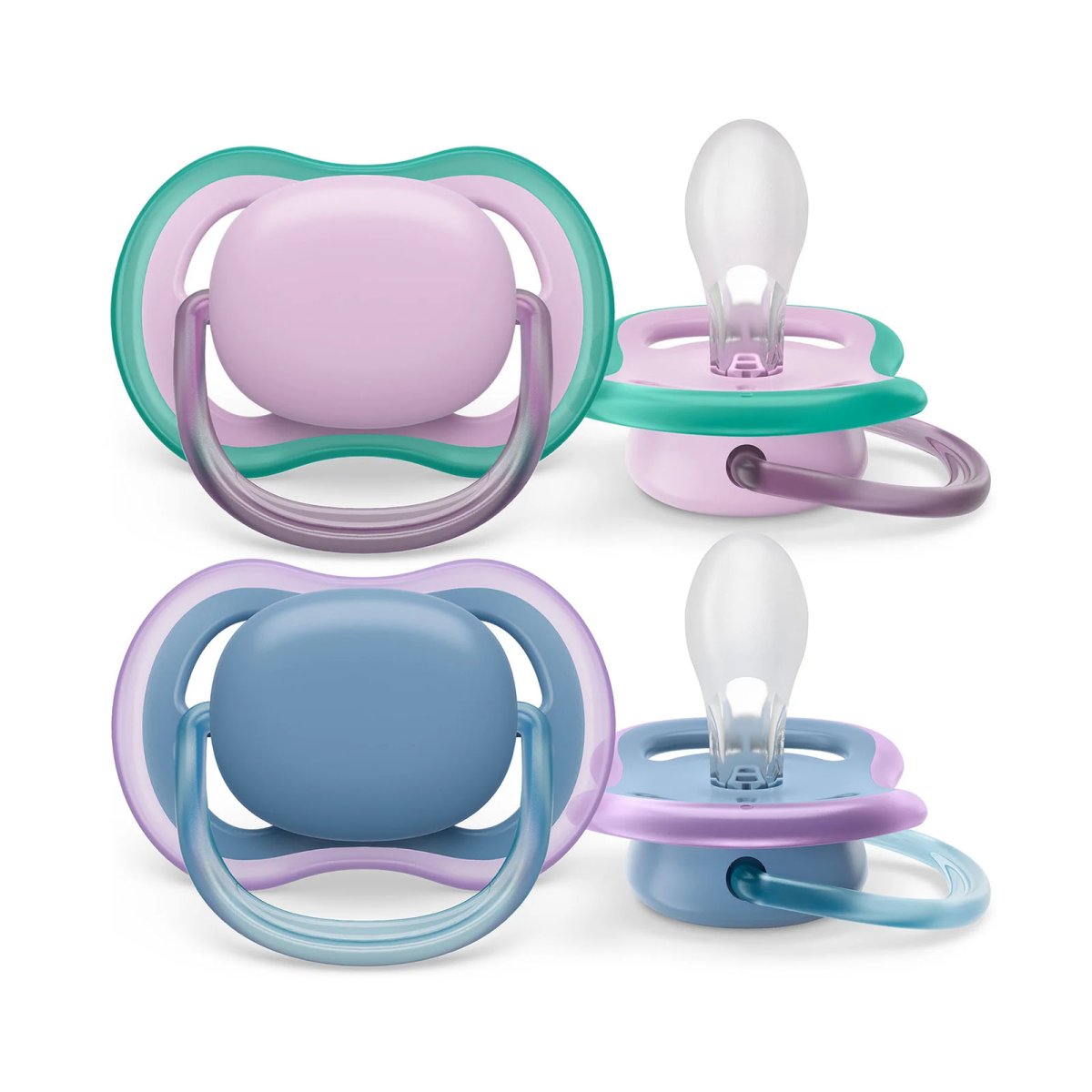 Ultra Air Pacifier 2 Pack - 6-18M - Hush/Lilac