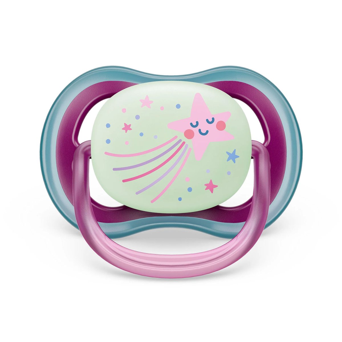 Ultra Air Pacifier Night 2 Pack - 6-18M - Star/Dream