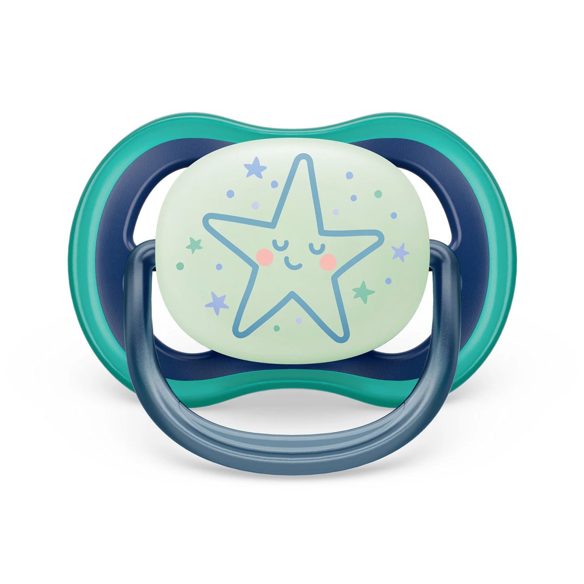 Ultra Air Pacifier Night 2 Pack - 6-18M - Star/Moon