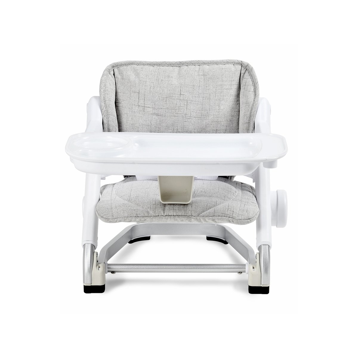 Booster White with Seat Pad - Shadow Grey