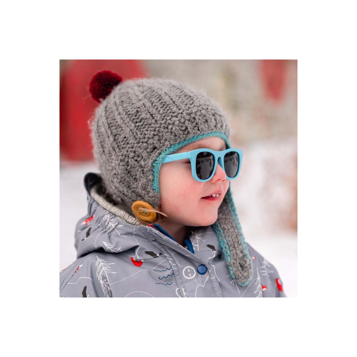 Urban Xplorer Sunglasses Classic Black Lenses - Sky Blue