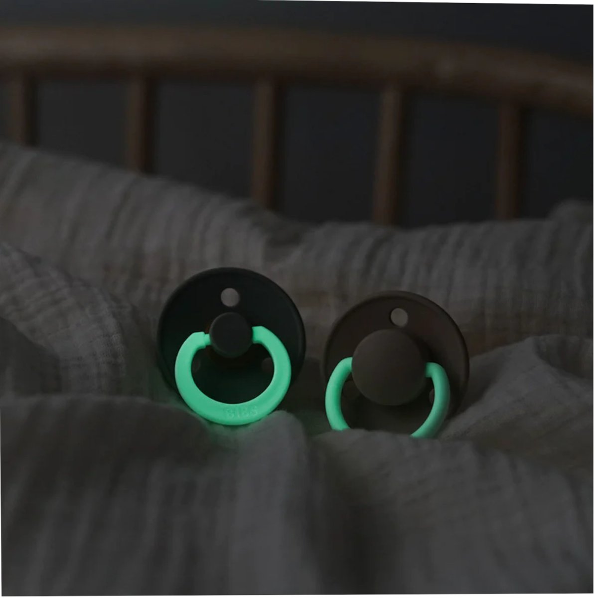 Original Colour Latex Pacifier 2 Pack - Blush Glow/Vanilla Glow