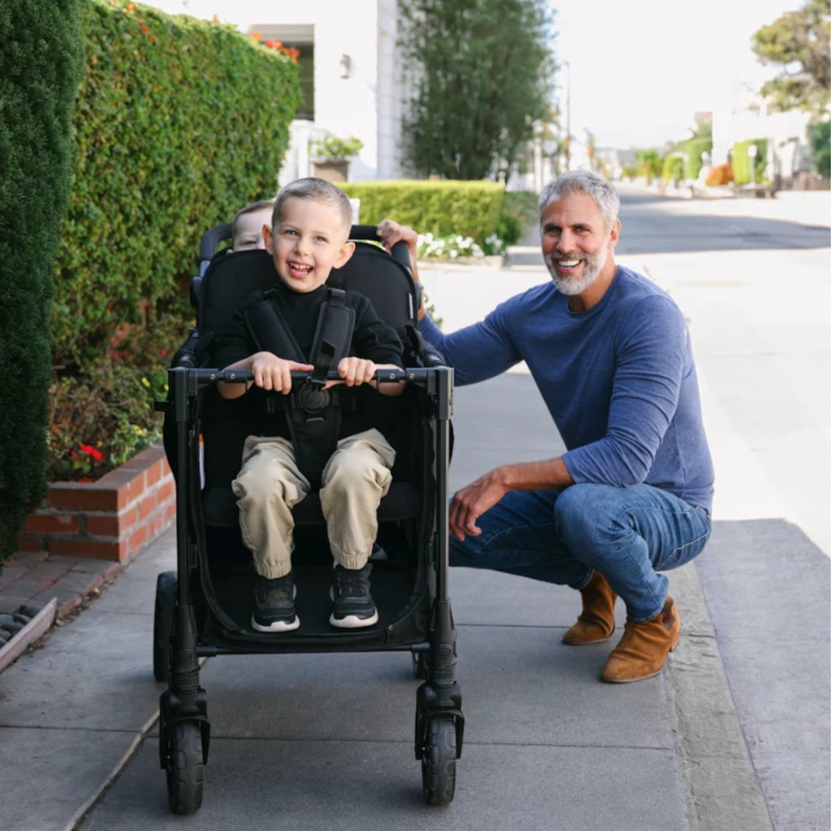 W2 Elite PRO Double Stroller Wagon - Black