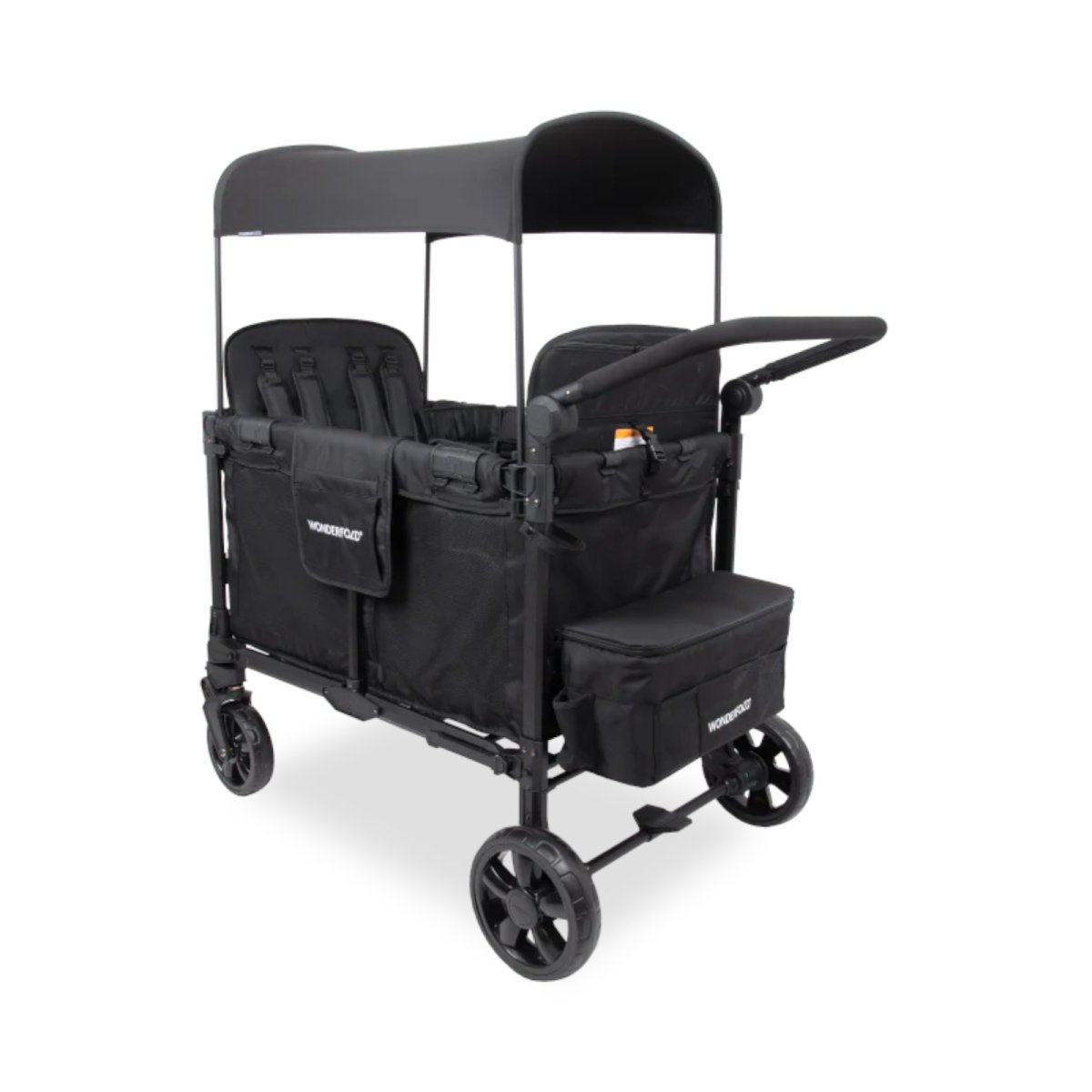 W4 Elite PRO Double Stroller Wagon - Black