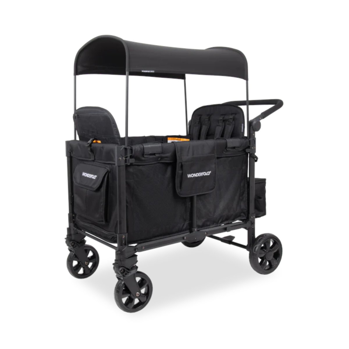 W4 Elite PRO Double Stroller Wagon - Black