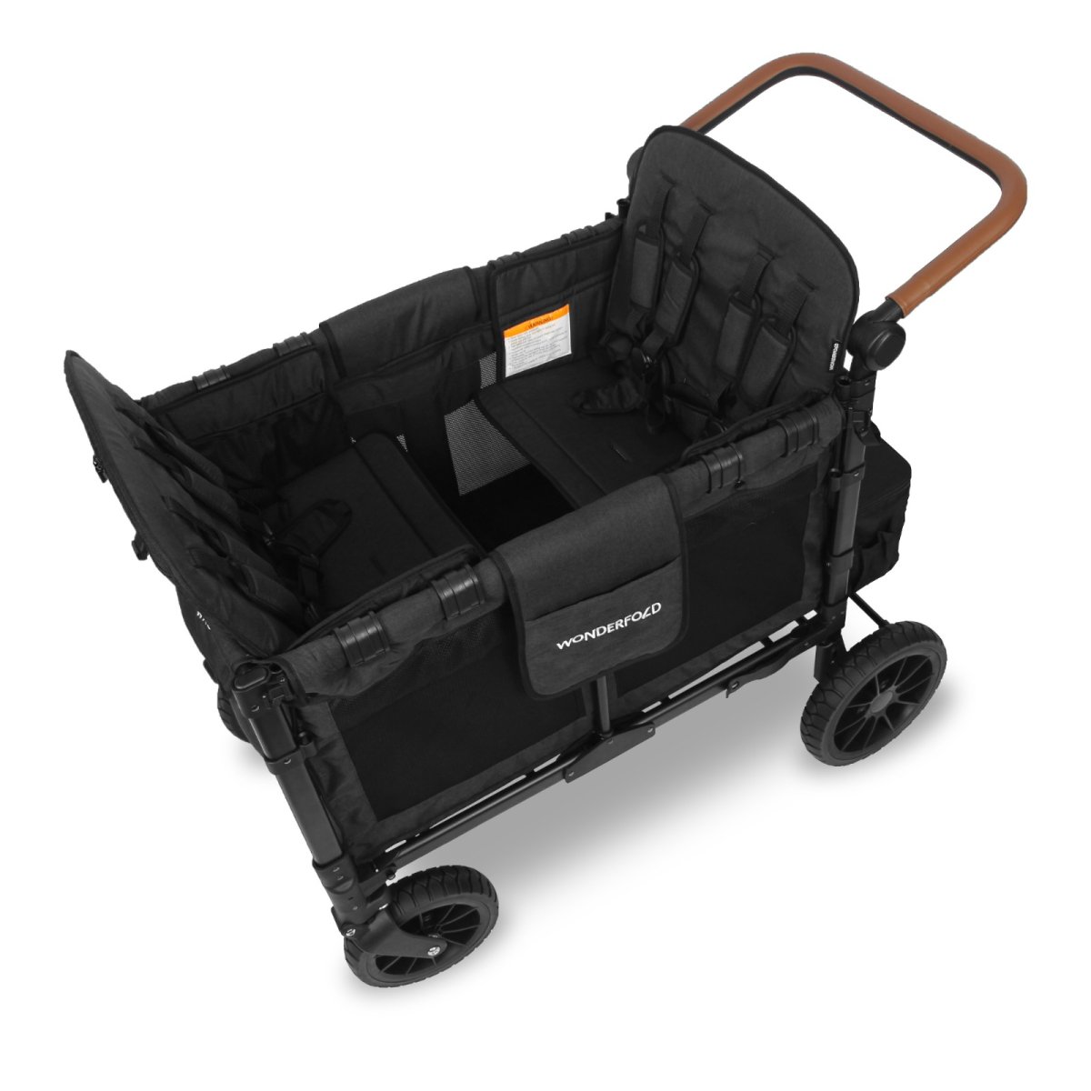 W4 LUXE Premium Quad Stroller - Volcanic Black