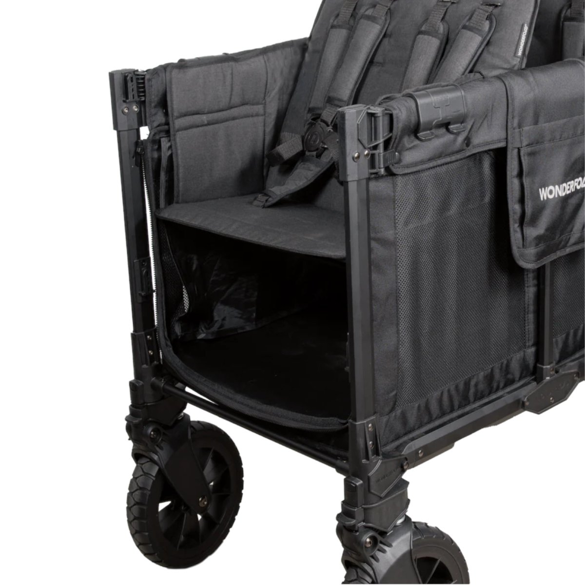 W6 Luxe PRO 6 Stroller Wagon - Black
