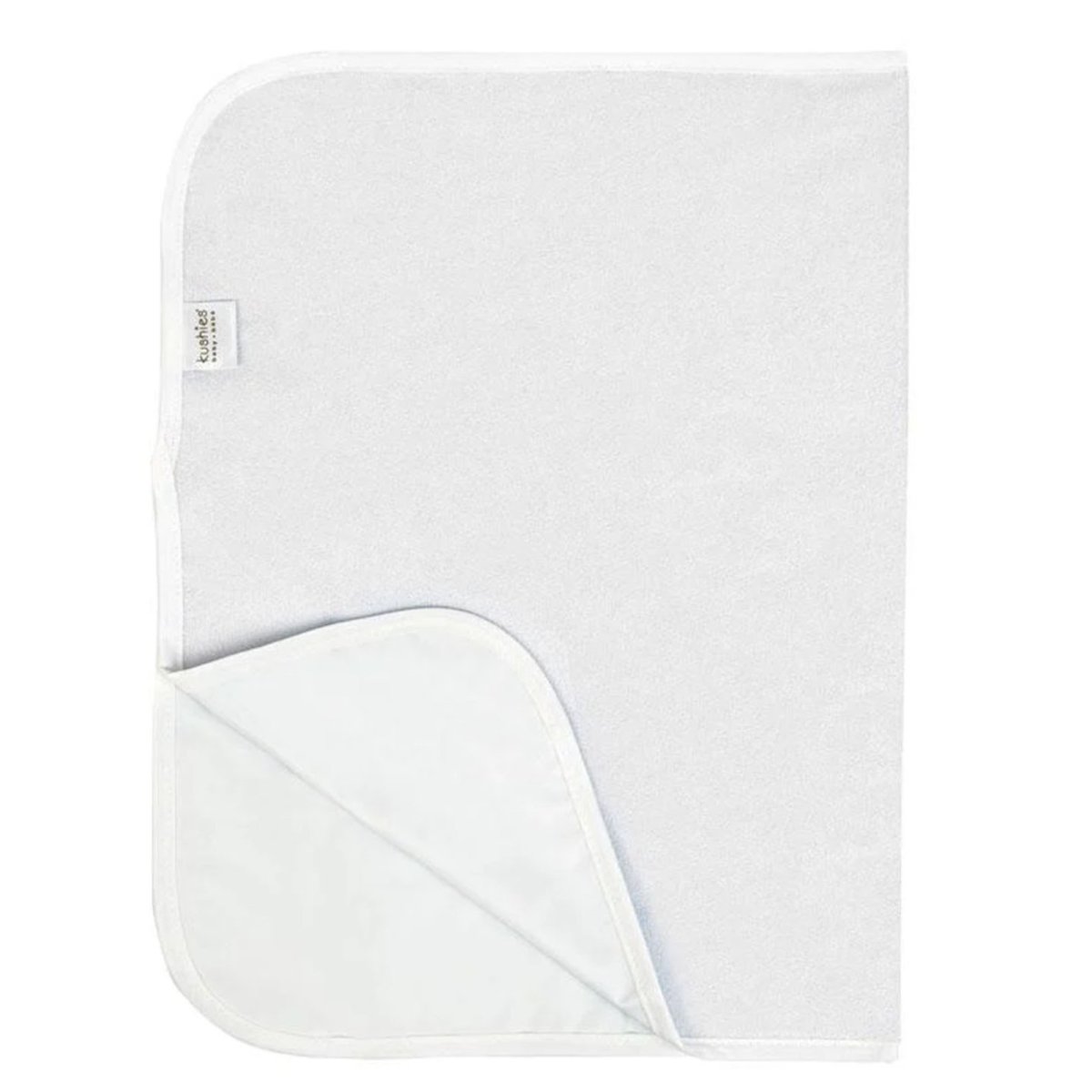 Waterproof Flat Changing Pad Terry White