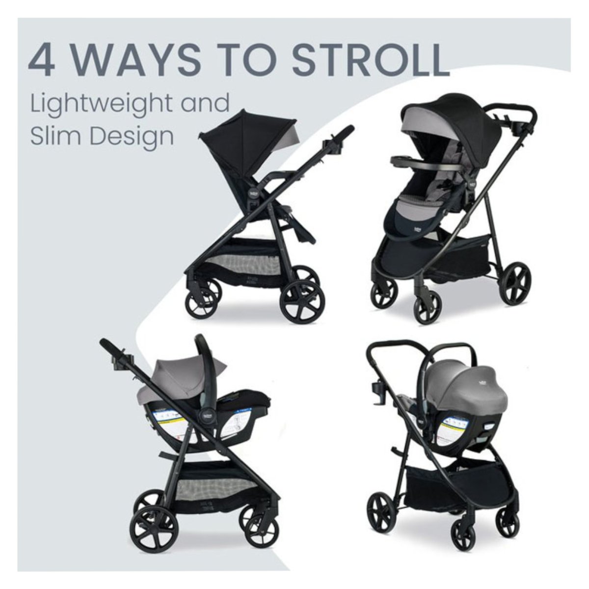 Willow Brook S+ Travel System - Graphite Onyx