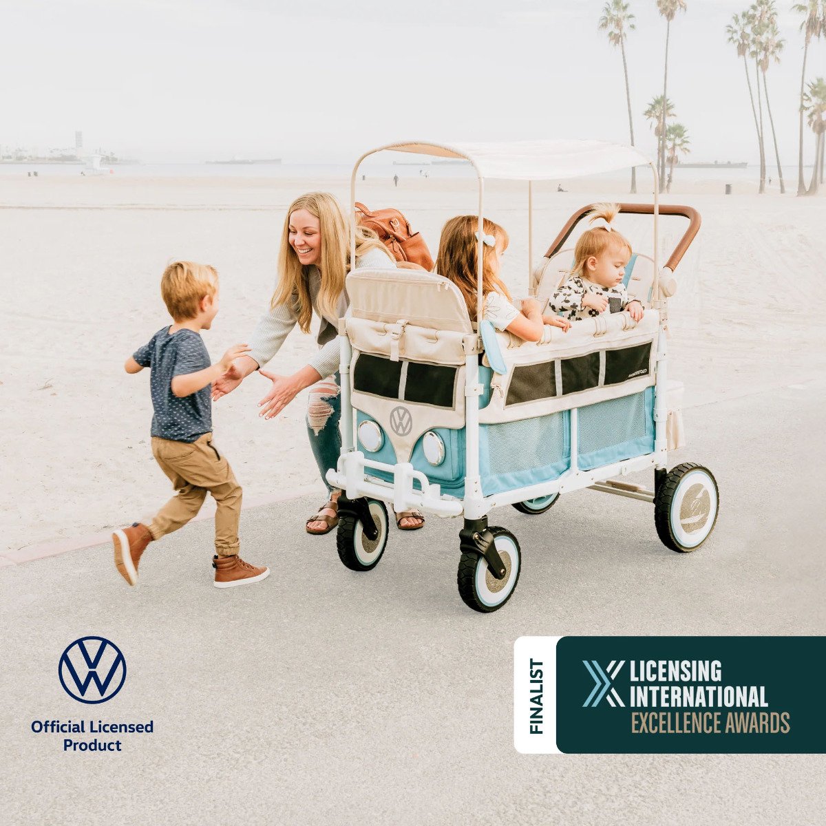 VW Edition Quad Stroller - Bondi Blue