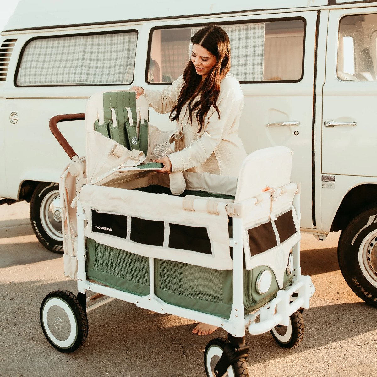 VW Edition Quad Stroller - Sage Green