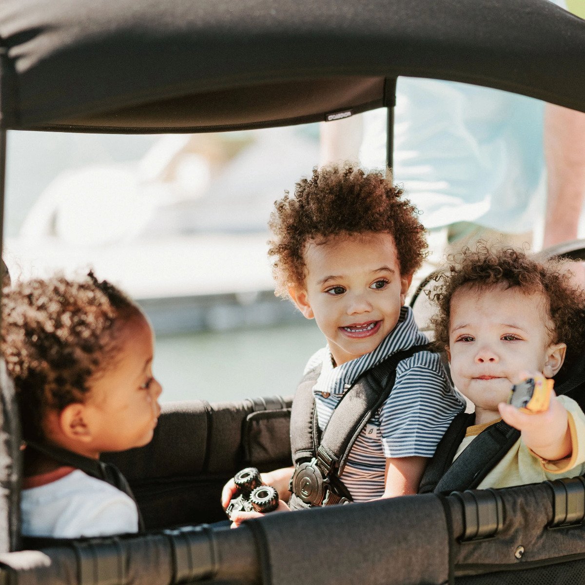 W4 ELITE Quad Stroller - Volcanic Black