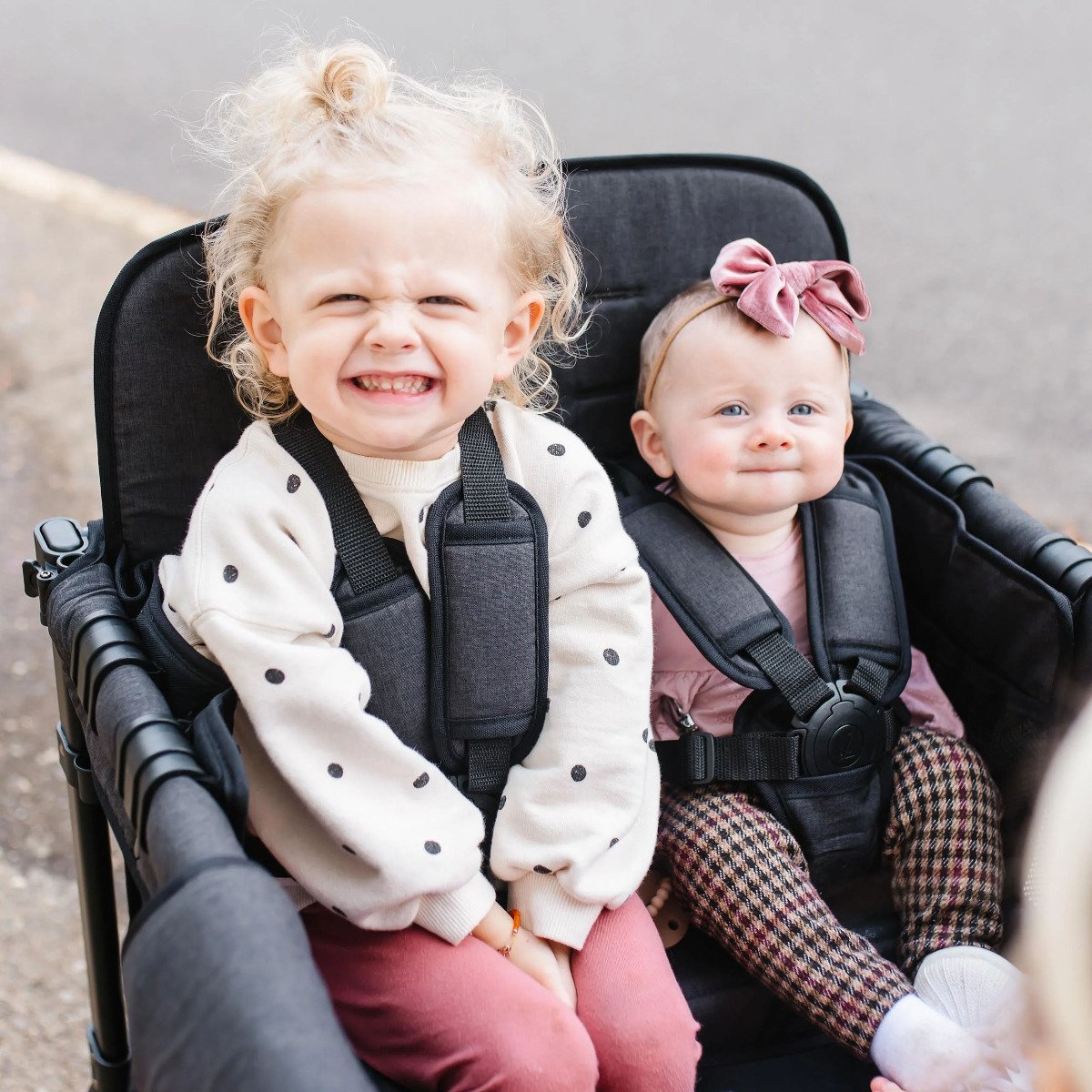 W4 ELITE Quad Stroller - Volcanic Black