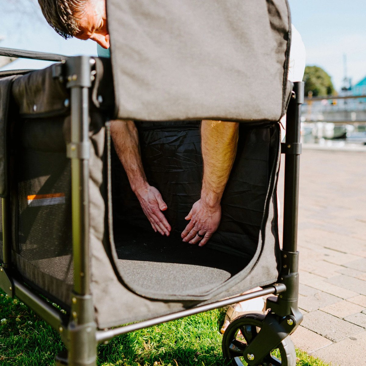 W4 ELITE Quad Stroller - Volcanic Black